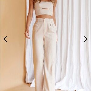 Lyrics Straight Leg Pants Oat